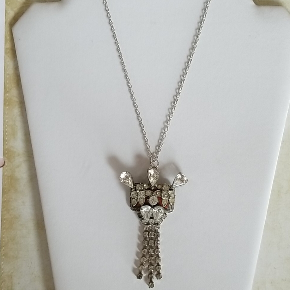 Repurposed Vintage Jewelry Assemblage Necklace - Picture 10 of 16